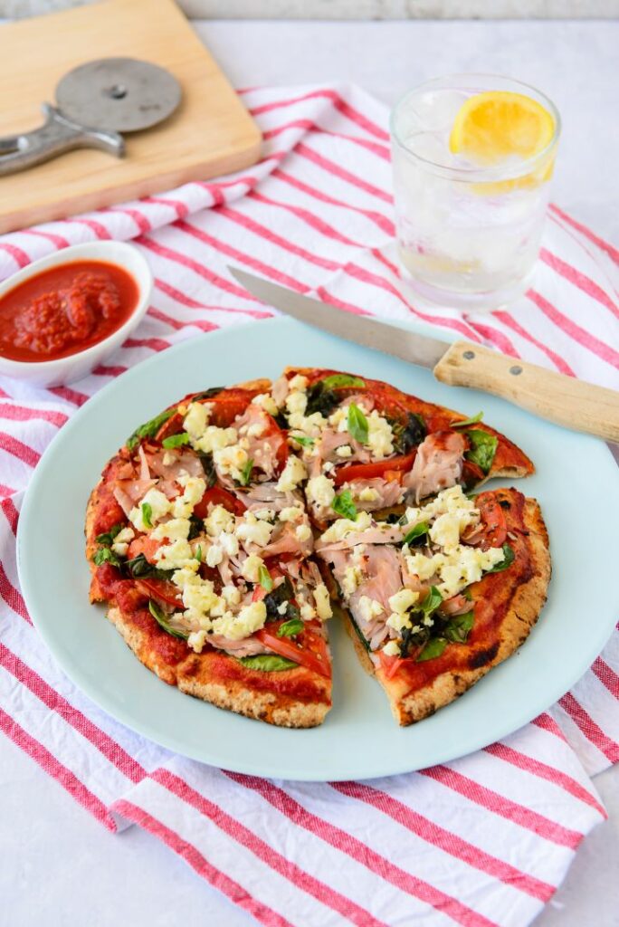 make your own healthy pizza