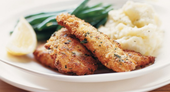 Parmesan, Coconut and Thyme Crispy Chicken