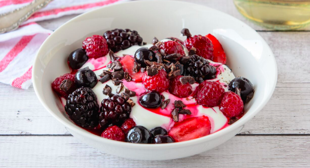 Yogurt berries