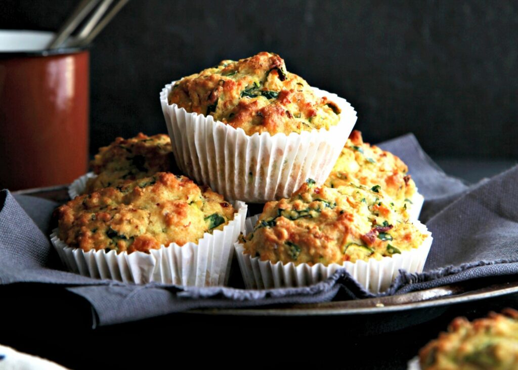 healthy savoury muffin