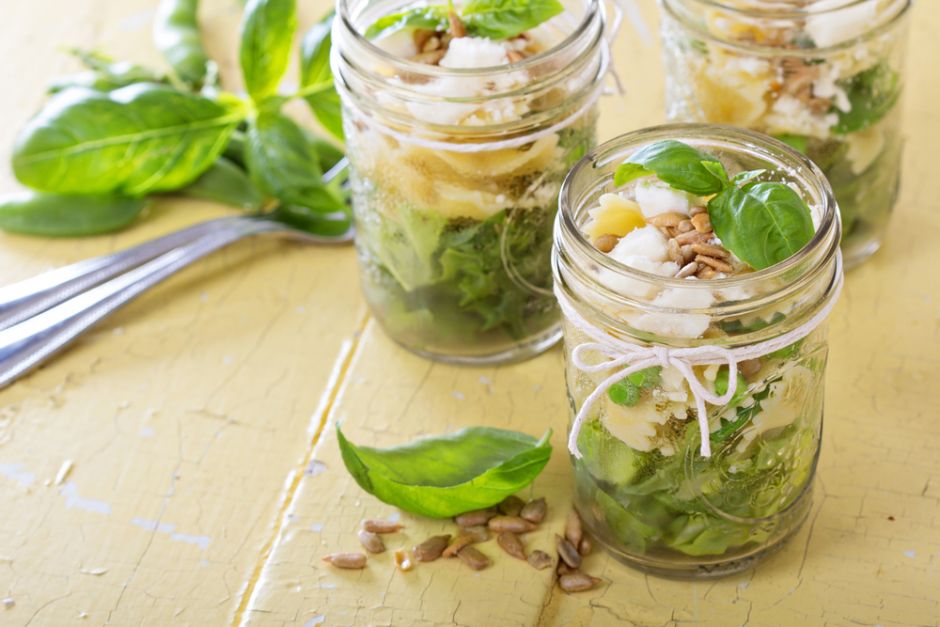 Lose Baby Weight - 3 Mason Jar Salads