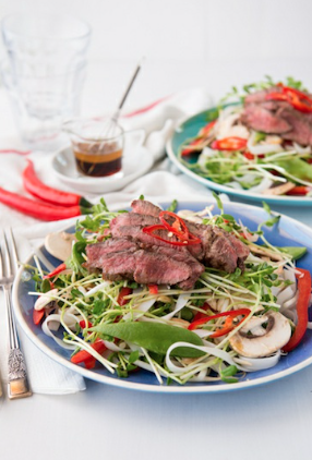 Lose Baby Weight - Thai Beef Salad