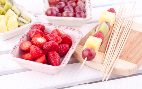 Lose Baby Weight - Healthy Fruit Kebab