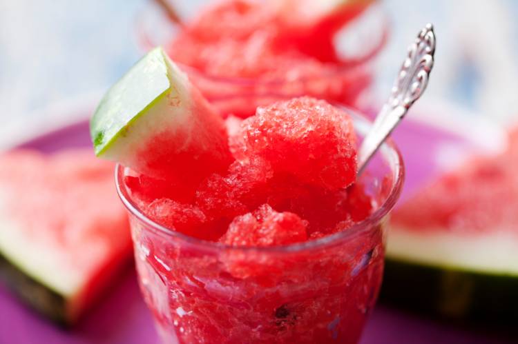 Lose Baby Weight - Watermelon, Lime & Coconut Granita