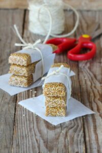 Lose Baby Weight - Healthy Sesame Seed Bars