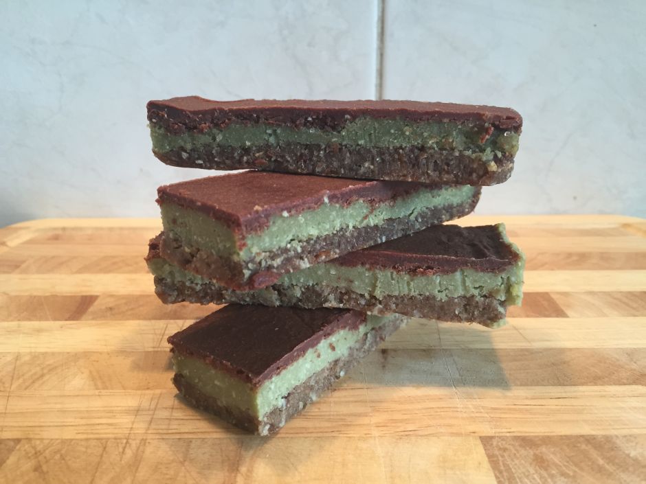 Lose Baby Weight-Healthy Mint Matcha Slice