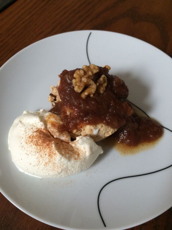 Lose Baby Weight- Date and Walnut Pudding