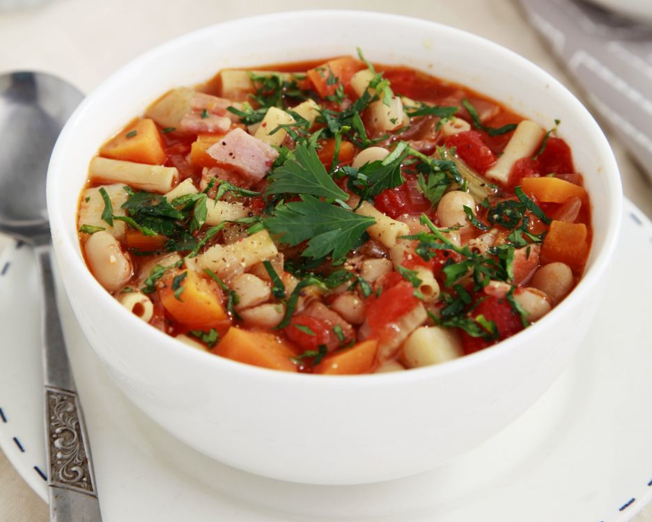Healthy Minestrone Bean Soup