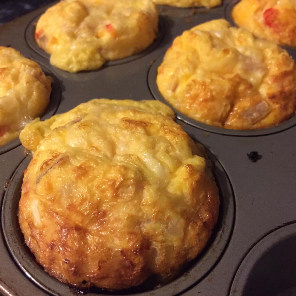 Bacon savoury muffins 