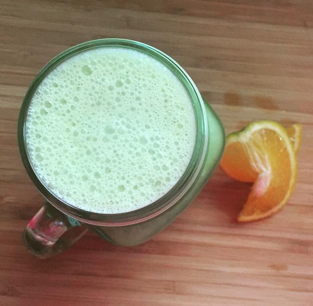 Healthy Mummy Green & Orange Smoothie Recipe 