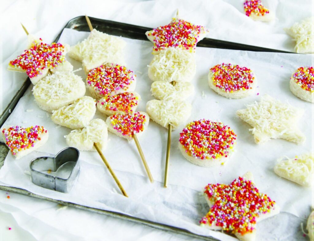 how to host a healthy kids  party - fairy bread