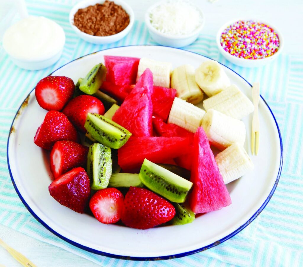 how to host a healthy kids  party - fruit