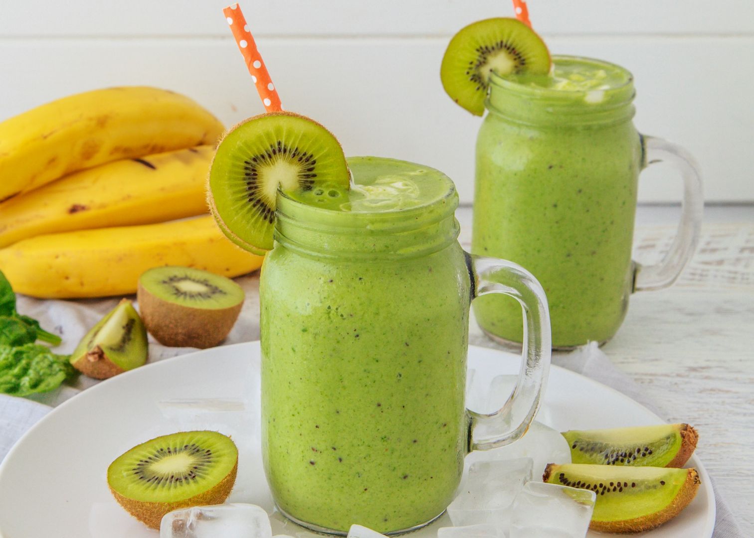 Creamy Kiwi Green Smoothie - Lose Baby Weight