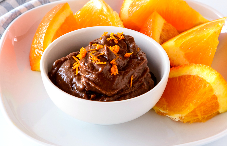 Orange & Chocolate Avocado Mousse - Top 10 Healthy Desserts For Entertaining