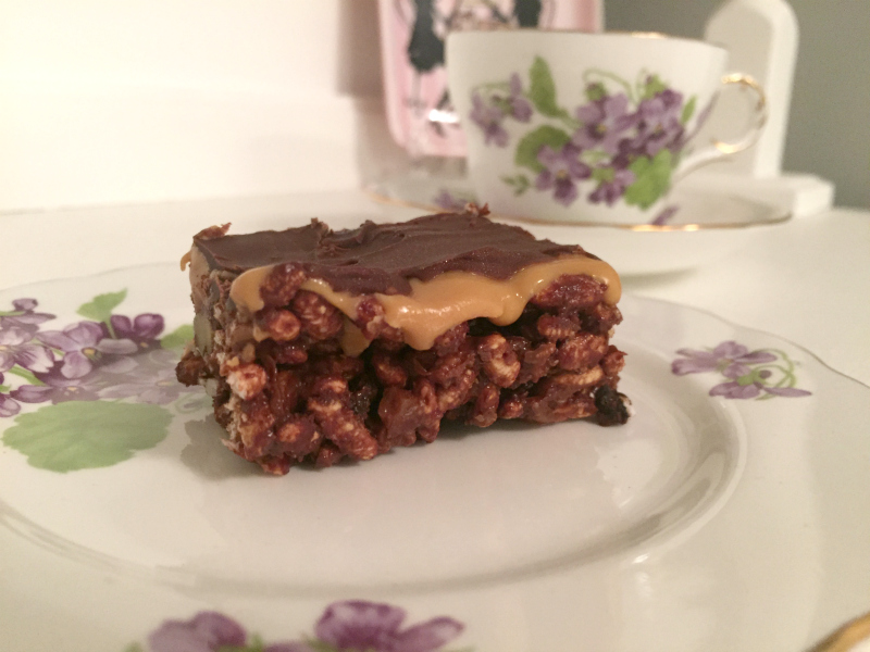 Chocolate Nutty Slice