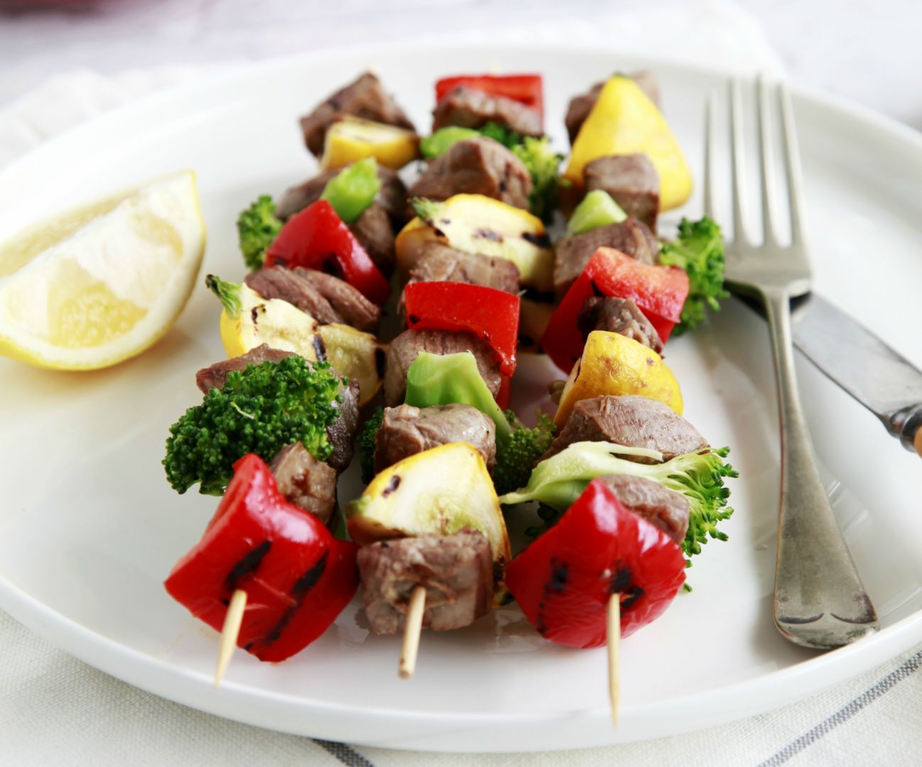 vegetable packed kebabs