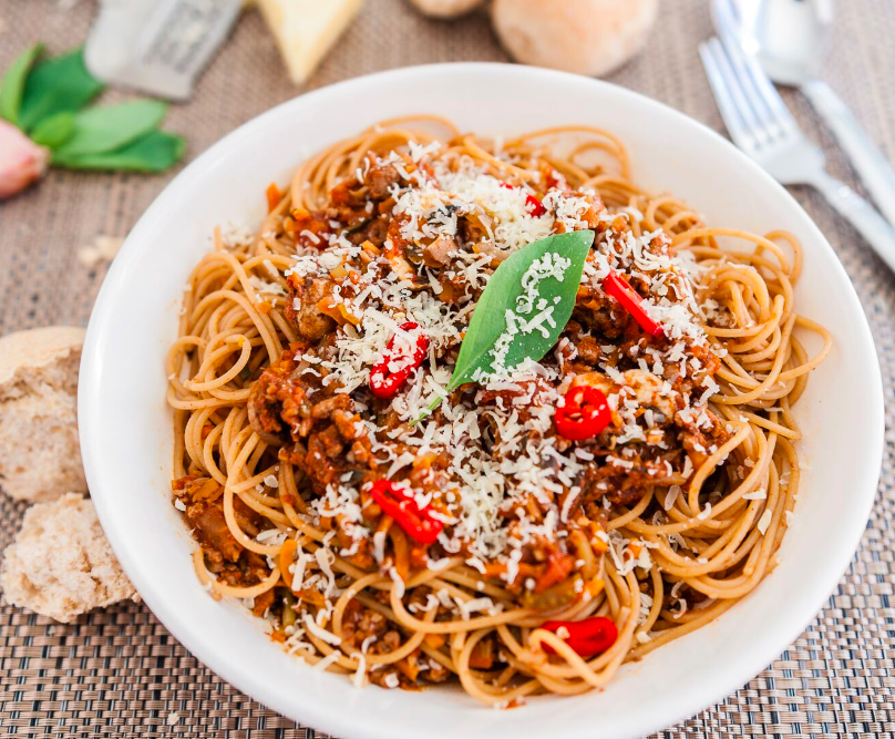 slow cooked spagetti bolognese