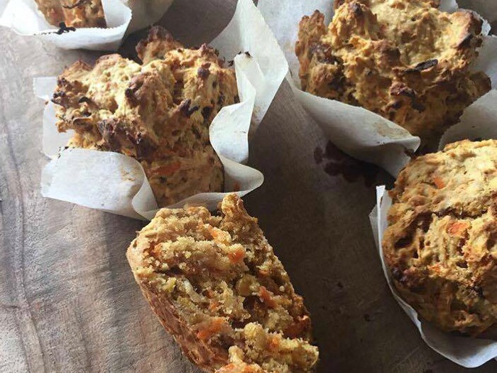 Carrot & Date Wholemeal Muffins