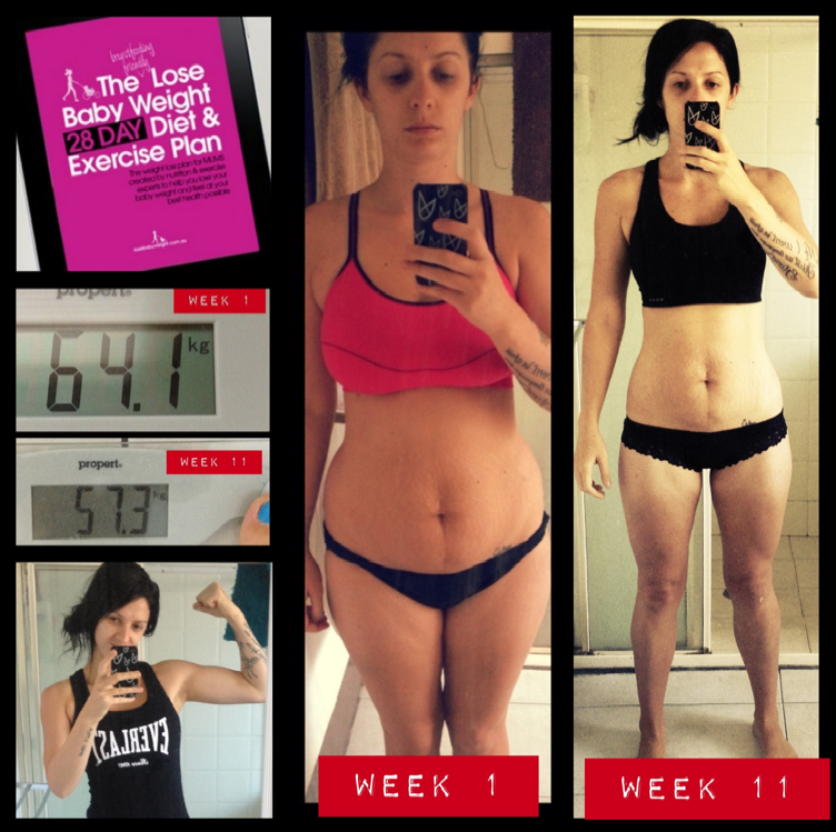 Kristy Has Lost 6.7kg Lose Baby Weight