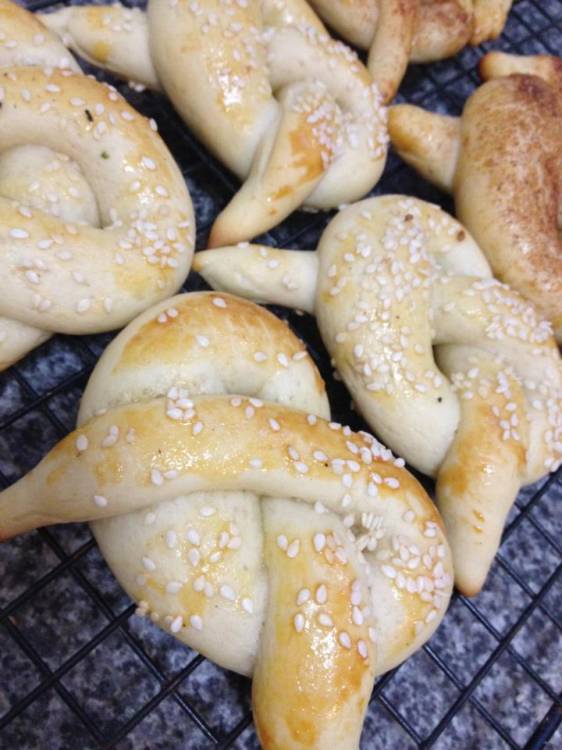 Baked Pretzels Lose Baby Weight